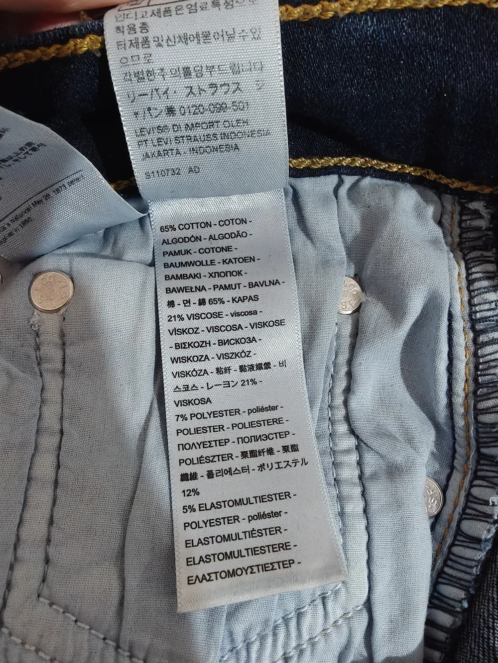 Levis 724 High Rise Straight Women's Jeans Size 28 - Picture 7 of 8